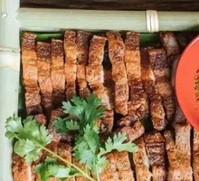 Charcoal-Grilled Pork Belly