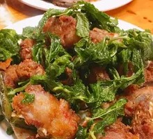 Mint Fried Spare Ribs