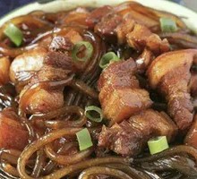 Braised Pork with Glass Noodles