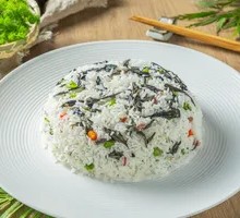 Dried Mushroom and Ham Fried Rice