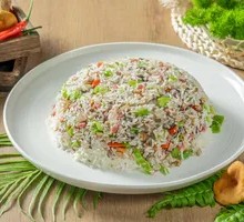 Mixed Mushroom and Ham Fried Rice