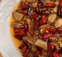 Dried Pork Stir-fried Wild Chanterelle