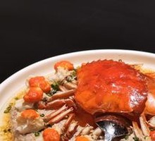 Steamed Crab with Pork Patties