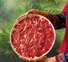 Green Calf Three-Part Platter