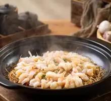 Braised Shrimp with Rice Noodles