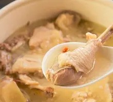 Bamboo Shoot and Chicken Soup with Yam