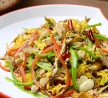 White Ginseng Stir-Fried Egg