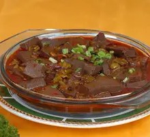 Spicy and Sour Lamb Blood
