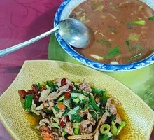 Dried Pickled Vegetable and Red Bean Soup