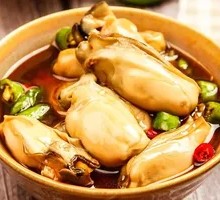 Marinated Live Oysters