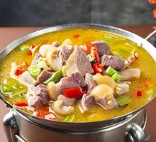 Pickled Cabbage and Ham Leg