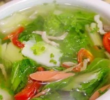 Three Delicacies Soup with Meat