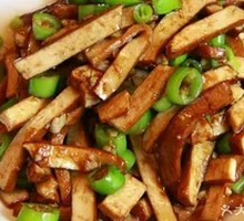 Stir-Fried Tofu Sheets