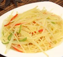 Green Pepper and Potato Strips