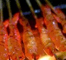 Grilled Live Shrimp Skewers
