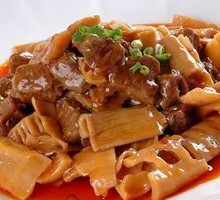 Smoked Bamboo Shoots Braised Beef Brisket