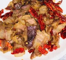 Stir-fried Salted Pork