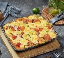 Chicken Cheese Baked Pasta