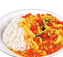 Tomato and Egg Rice Bowl