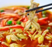 Young Ginger Stir-Fried Frog