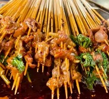 Sichuan Beef Skewers with Spicy Oil