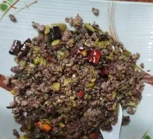 Pickled Vegetable and Minced Beef