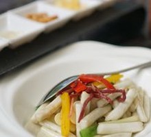 Ham Shreds Stir-fried with JianShui Cabbage Shoots