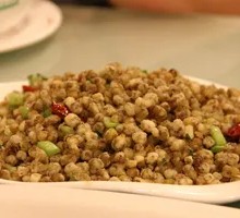 Bitter Greens Crispy Mung Beans