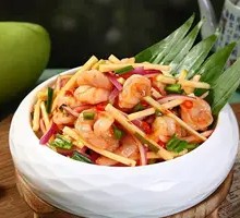 Lincang Aromatic Mango and Appetizer Shrimp Salad