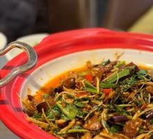 Stir-fried Yellow Gizzard with Morel Mushrooms