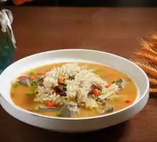 Black Tofu and Squid Stew