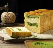 Matcha Custard Toast