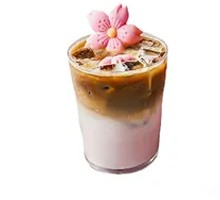 Cherry Blossom Thick Coconut Latte
