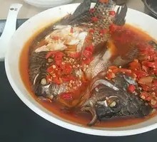 Steamed Sea Bass with Chopped Chili