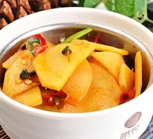 Chives Flower Potato Slices