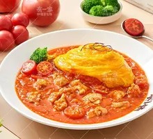 Tomato Lava Meat and Egg Fried Rice