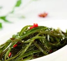 Cold-mixed kelp strands