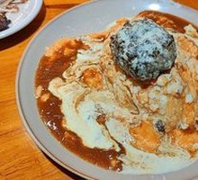 Wagyu Burger Omurice