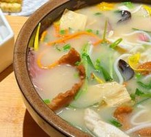 Signature Chicken Soup Over Rice Noodles
