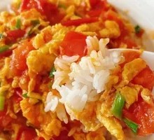 Tomato and Egg Rice Bowl