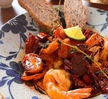 Spanish Oil-Infused Shrimp