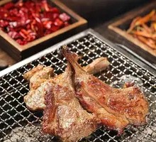 Grilled Tomahawk Lamb Chop