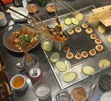 Grilled Mini Mushrooms