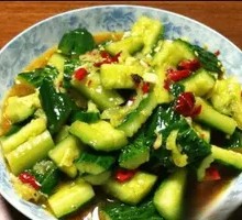 Knife-Pounded Cucumber