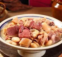 White Kidney Bean Stewed with Yun Ham