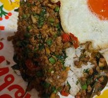 Thai Pork Pad Kra Pao Rice