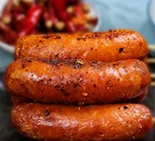 Charcoal-Grilled Pork Sausage