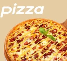 Cheddar Cheese Sausage and Ham Pizza