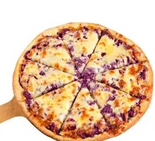 Milk-Flavored Purple Sweet Potato Cheese Pizza