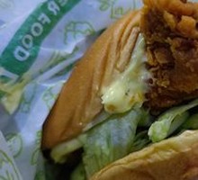 Lemon Chicken Burger Meal